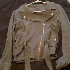 EUC Cropped Moto Jacket